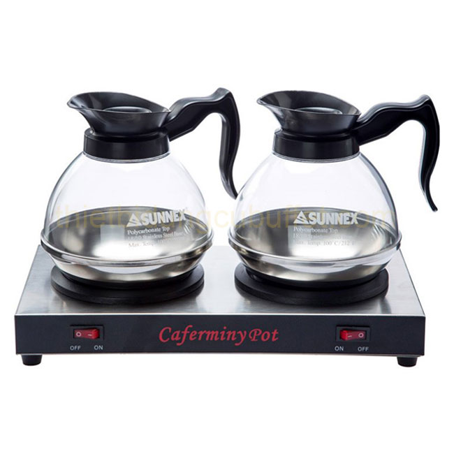 Bếp hâm Caferminy Pot và bình đựng cà phê Sunnex CF23-B10
