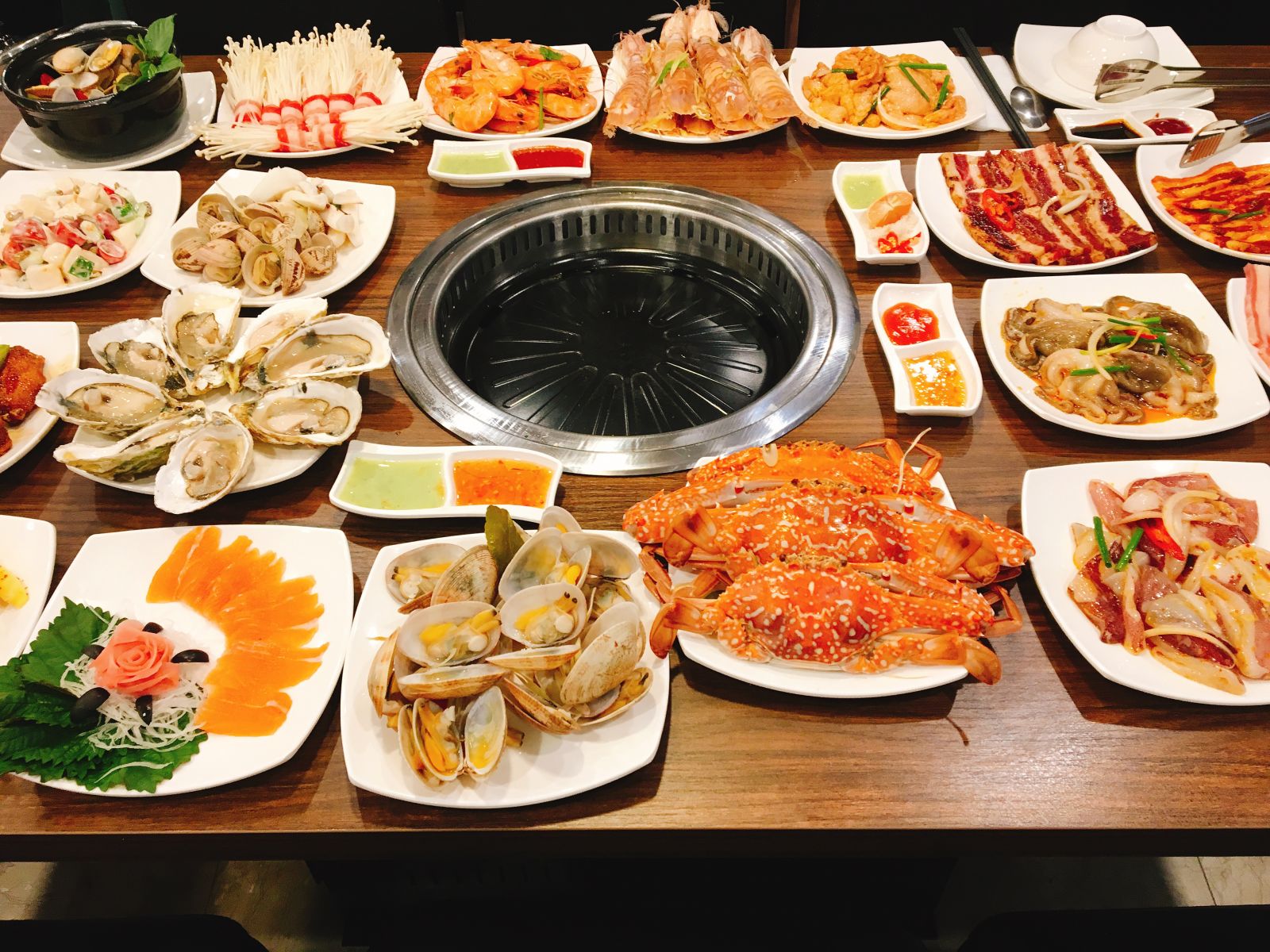 các loại buffet hải sản